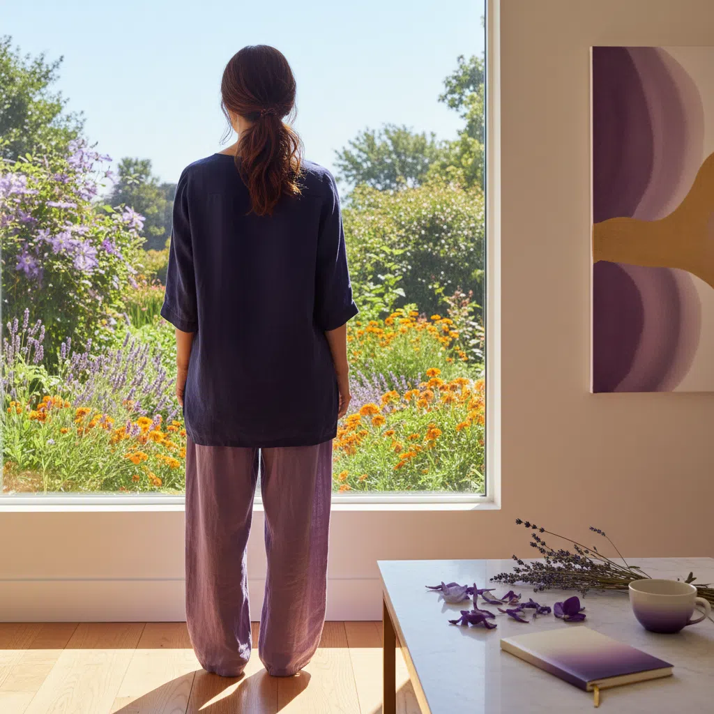 Person looking out a sunny window, representing wellbeing - best metabolism supplements for adults UK